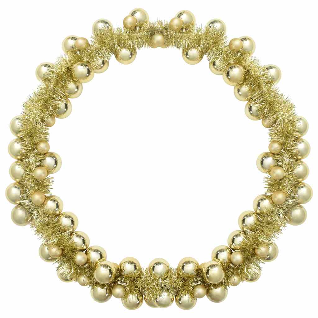 Guirlande de Boules de Noël Doré 186 cm Polystyrène - XIOS