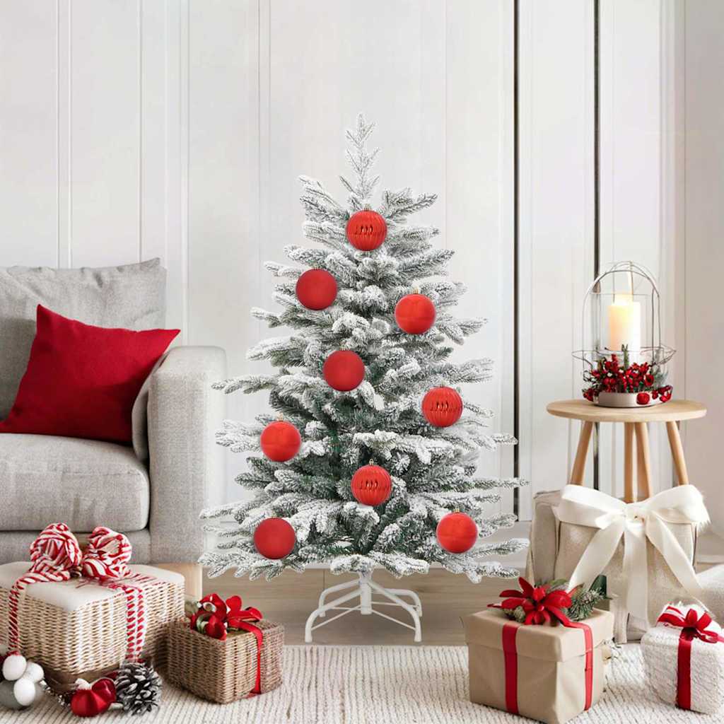 Ensemble de boules de Noël XL 15 pcs Rouge Plastique - XIOS