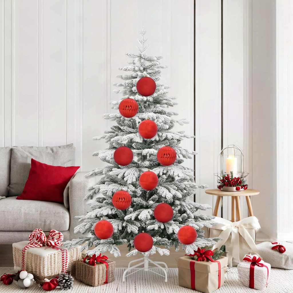 Ensemble de Boules de Noël 9 pcs Rouge - XIOS