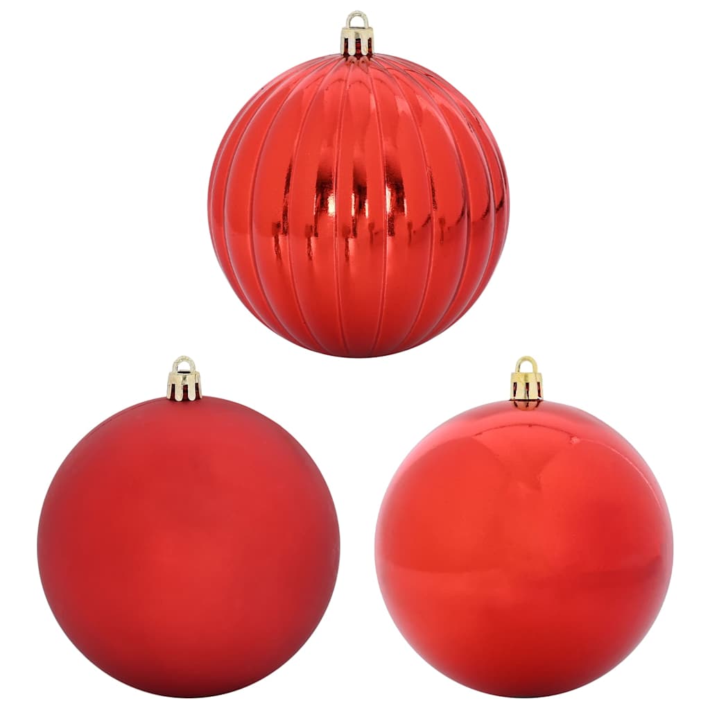 Ensemble de Boules de Noël 3 pcs Rouge - XIOS