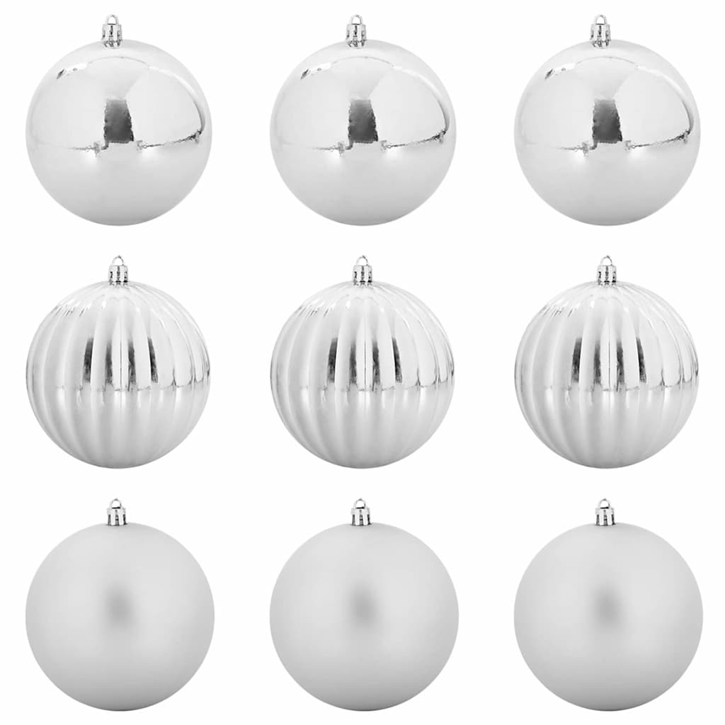 Ensemble de Boules de Noël 9 pcs Argent - XIOS