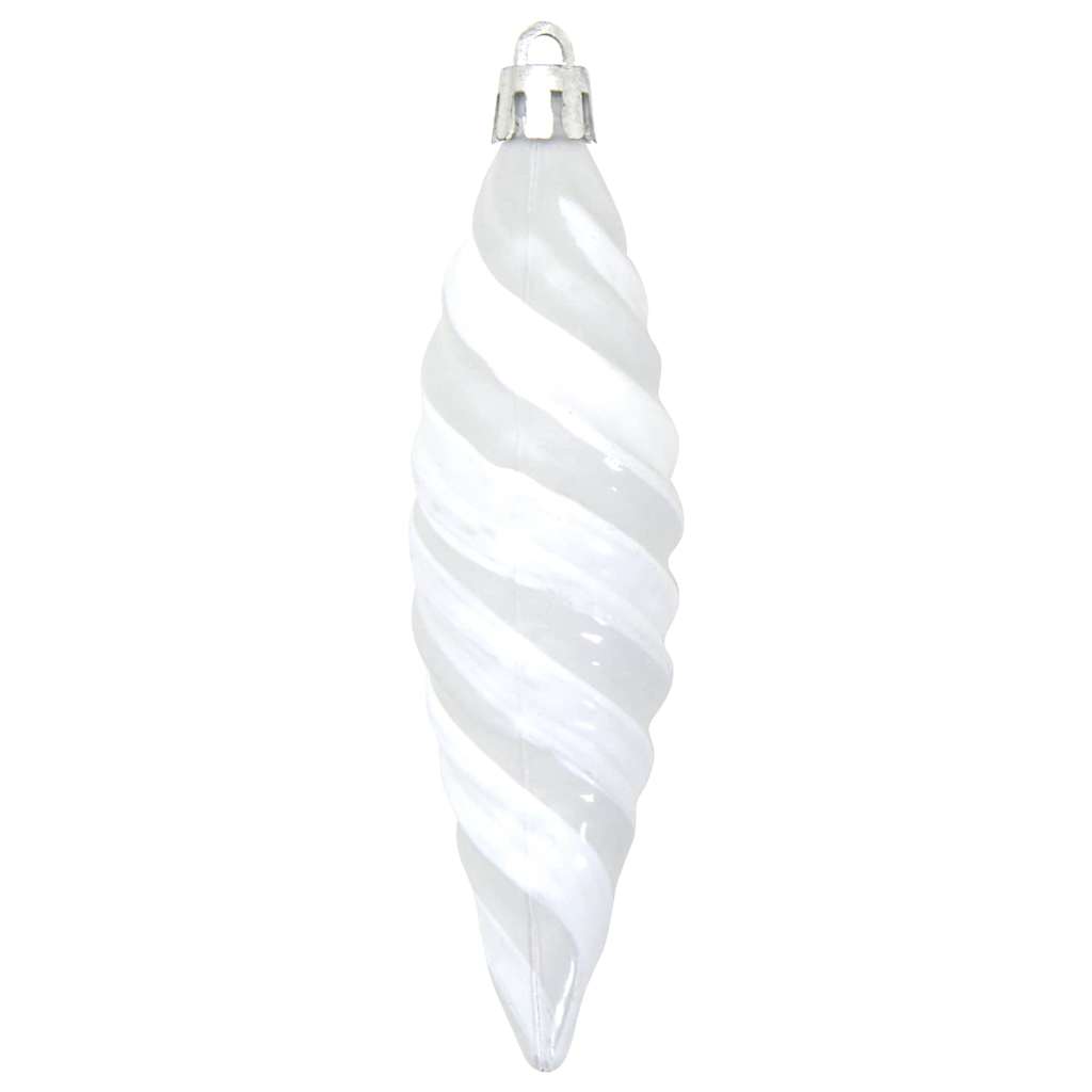 Boule en forme de spirale de Noël 40 pcs Blanc - XIOS