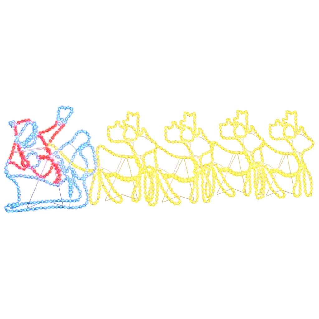 Décoration LED de Noël Multicolore 69 x 79 cm PVC - XIOS