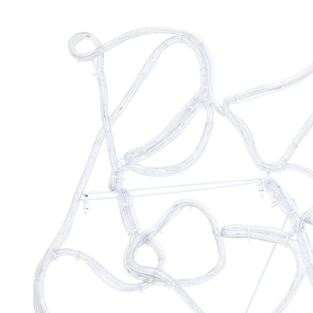 Décoration LED de Noël Multicolore 69 x 79 cm PVC - XIOS