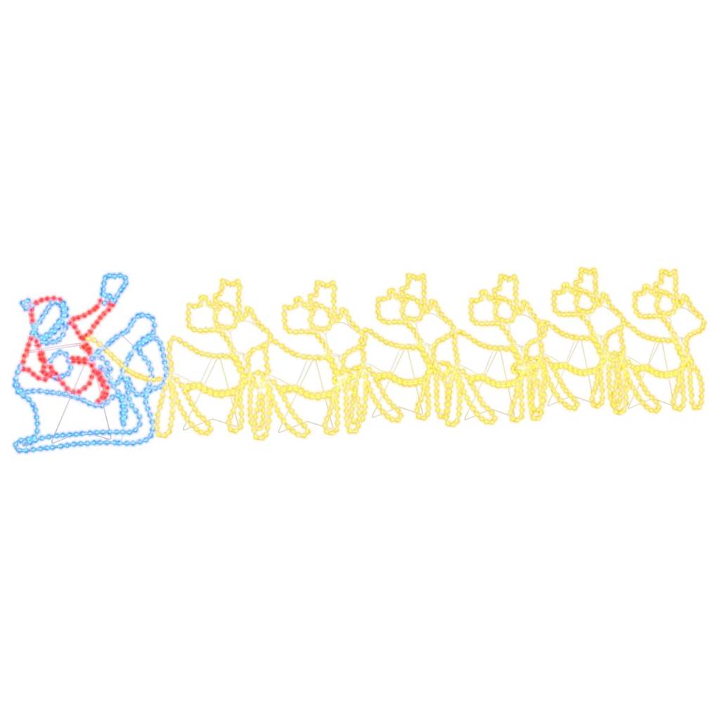 Décoration LED de Noël Multicolore 69 x 79 cm PVC - XIOS