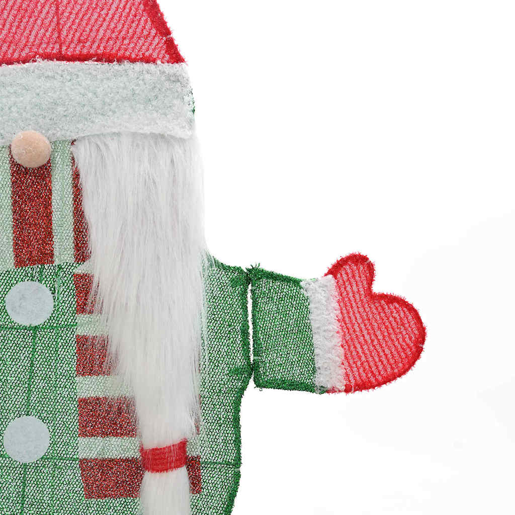 Gnome Éclairé Blanc chaud 71 x 64 cm Tissu en Guirlande - XIOS