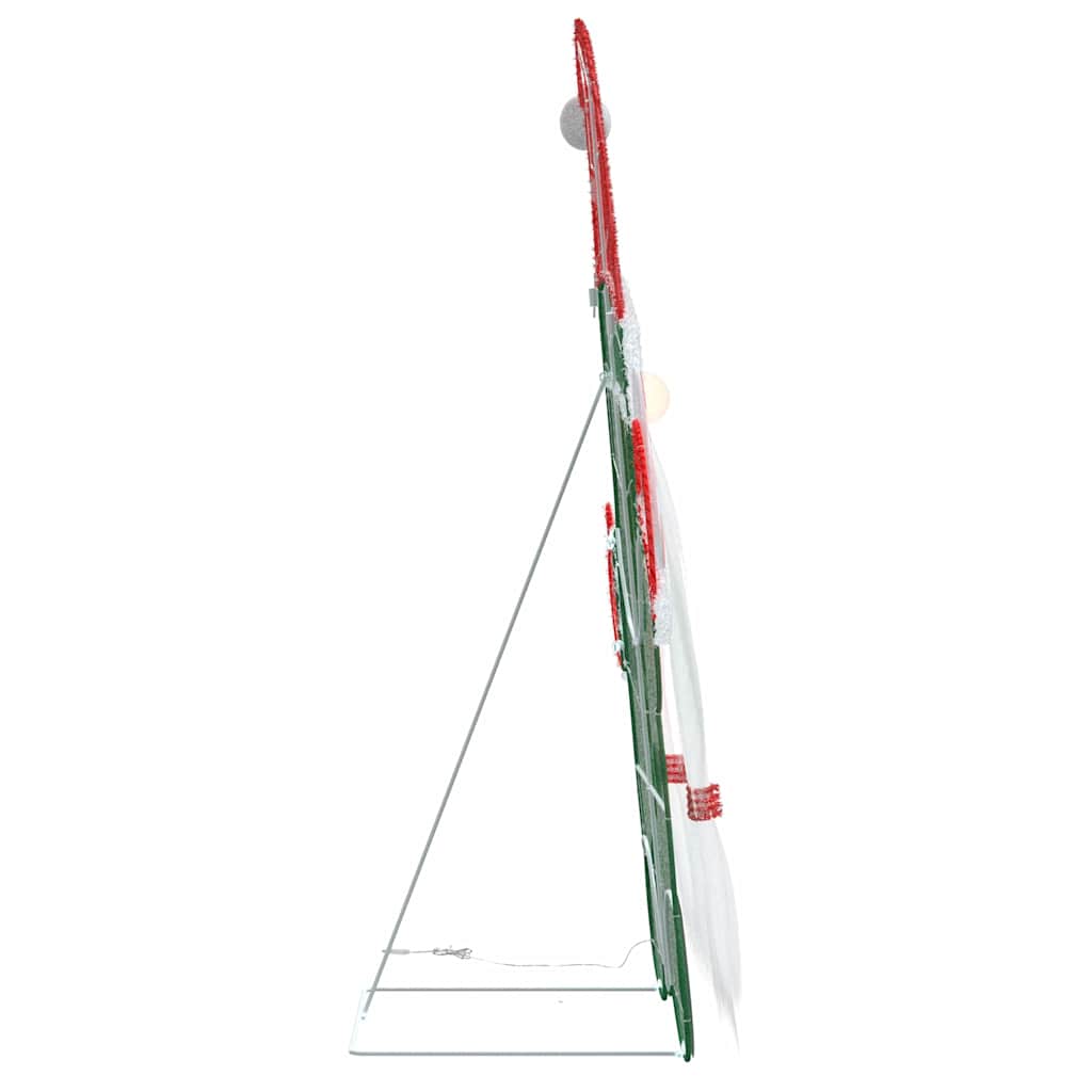 Gnome Éclairé Blanc chaud 71 x 64 cm Tissu en Guirlande - XIOS