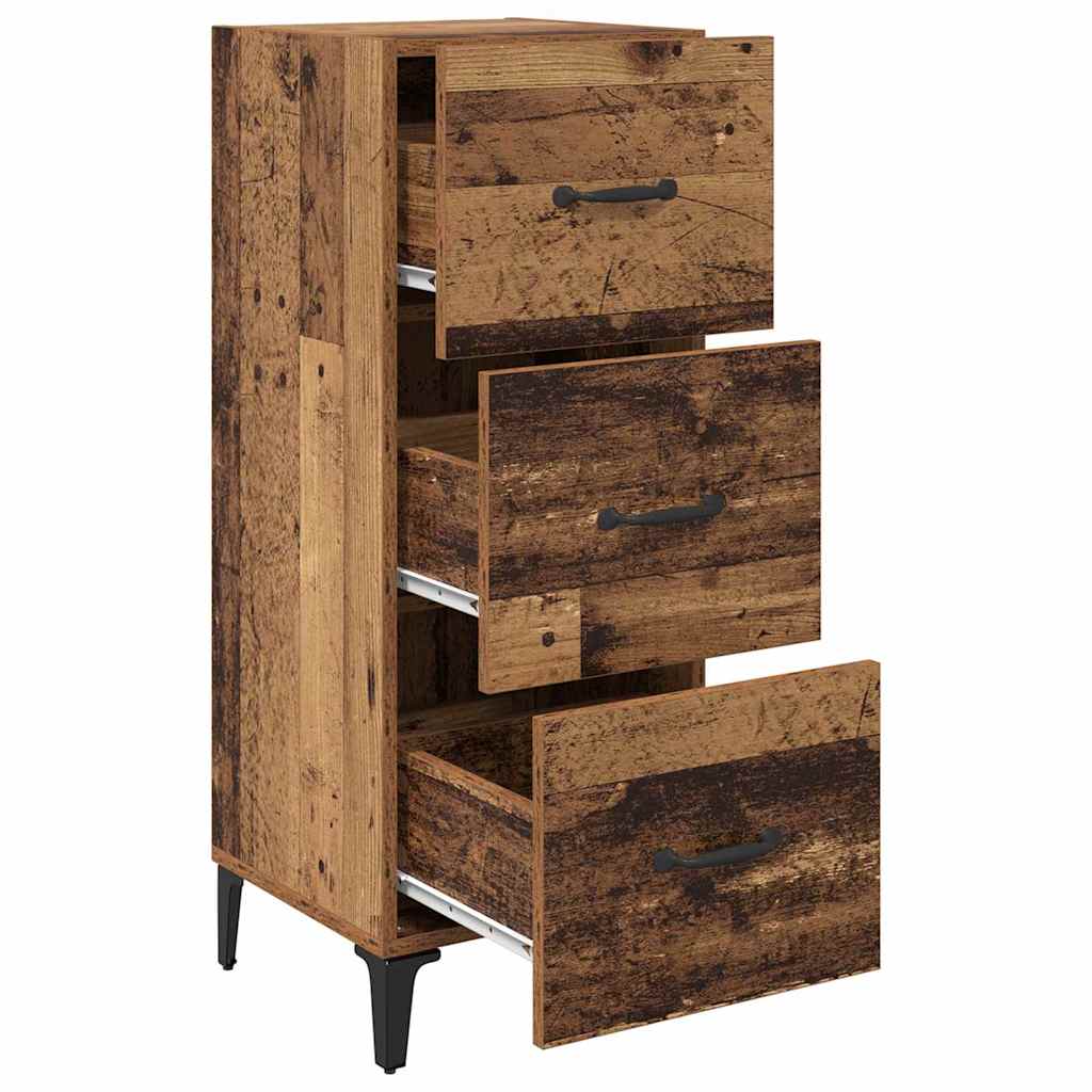 Buffet Bois Ancien 34,5 x 34 x 90 cm Bois d'ingénierie - XIOS