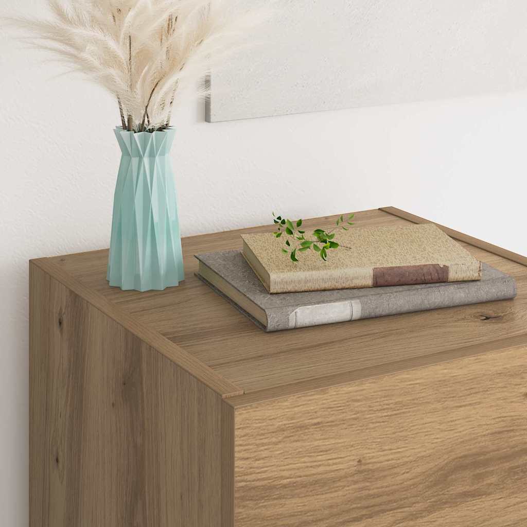 Buffet Chêne artisanal 34,5 x 34 x 90 cm Bois d'ingénierie - XIOS