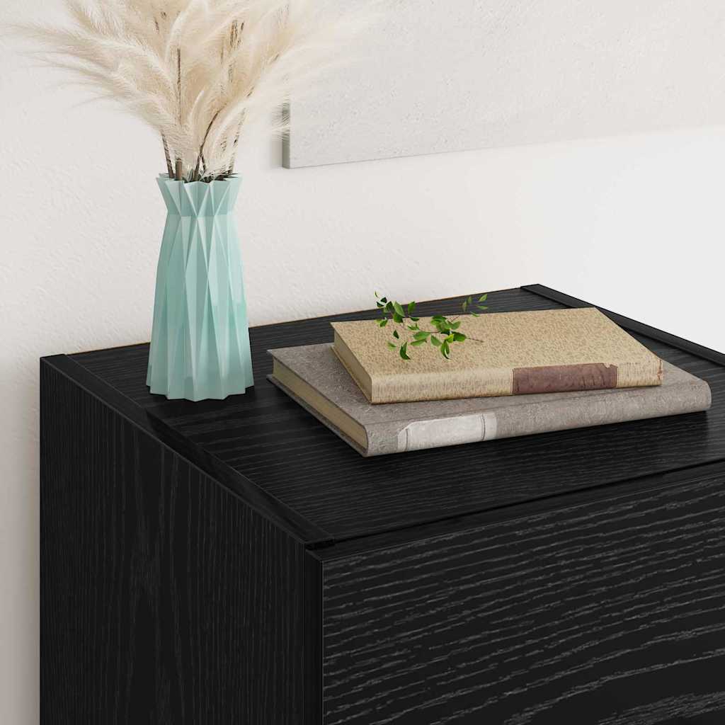 Buffet Chêne noir 34,5 x 34 x 90 cm Bois d'ingénierie - XIOS