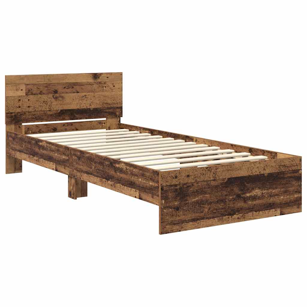 Cadre de lit Bois Ancien 90 x 200 cm Bois d'ingénierie - XIOS