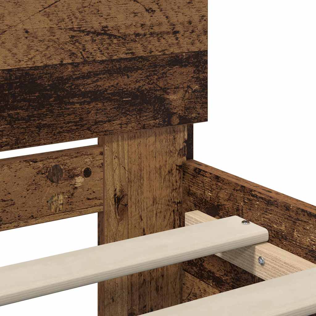 Cadre de lit Bois Ancien 90 x 190 cm Bois d'ingénierie - XIOS