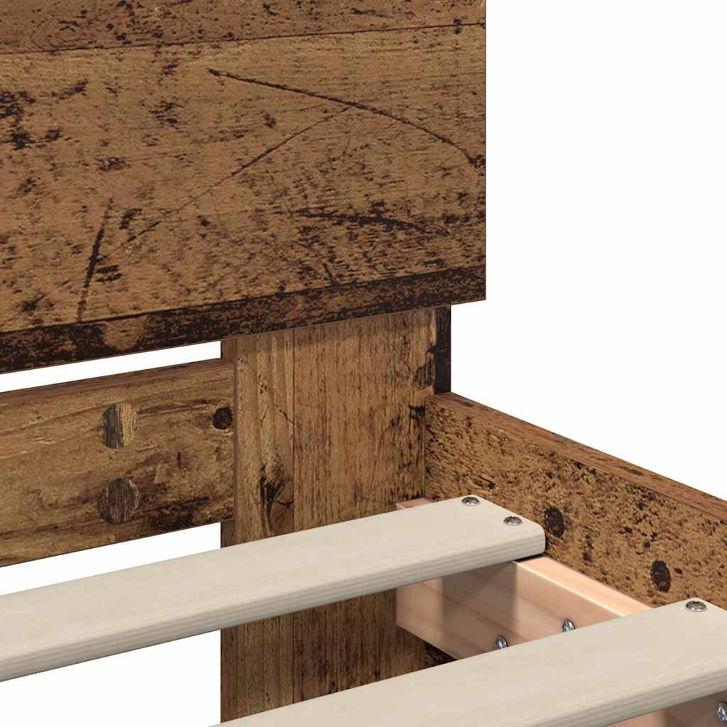 Cadre de lit Bois Ancien 75 x 190 cm Bois d'ingénierie - XIOS