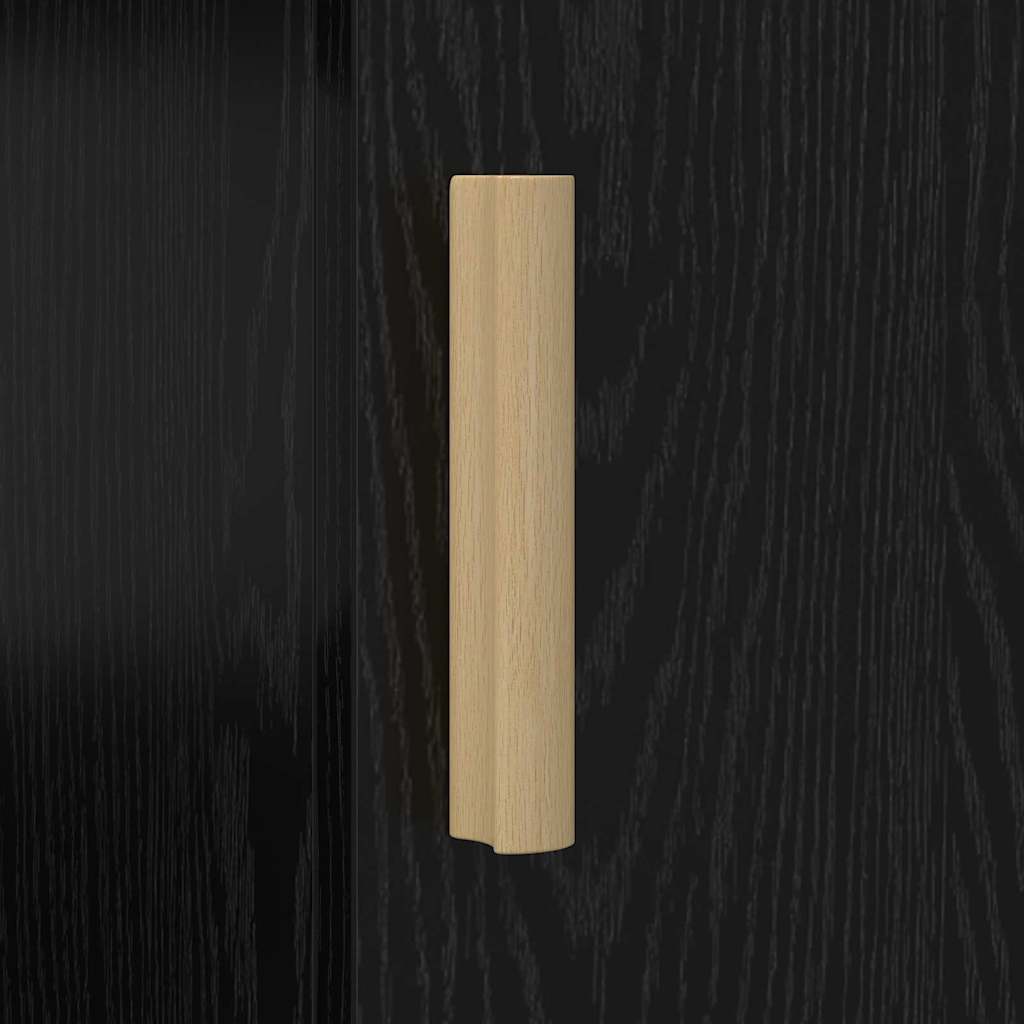 Bureau avec porte Chêne noir 140 x 50 x 75 cm Bois d'ingénierie - XIOS