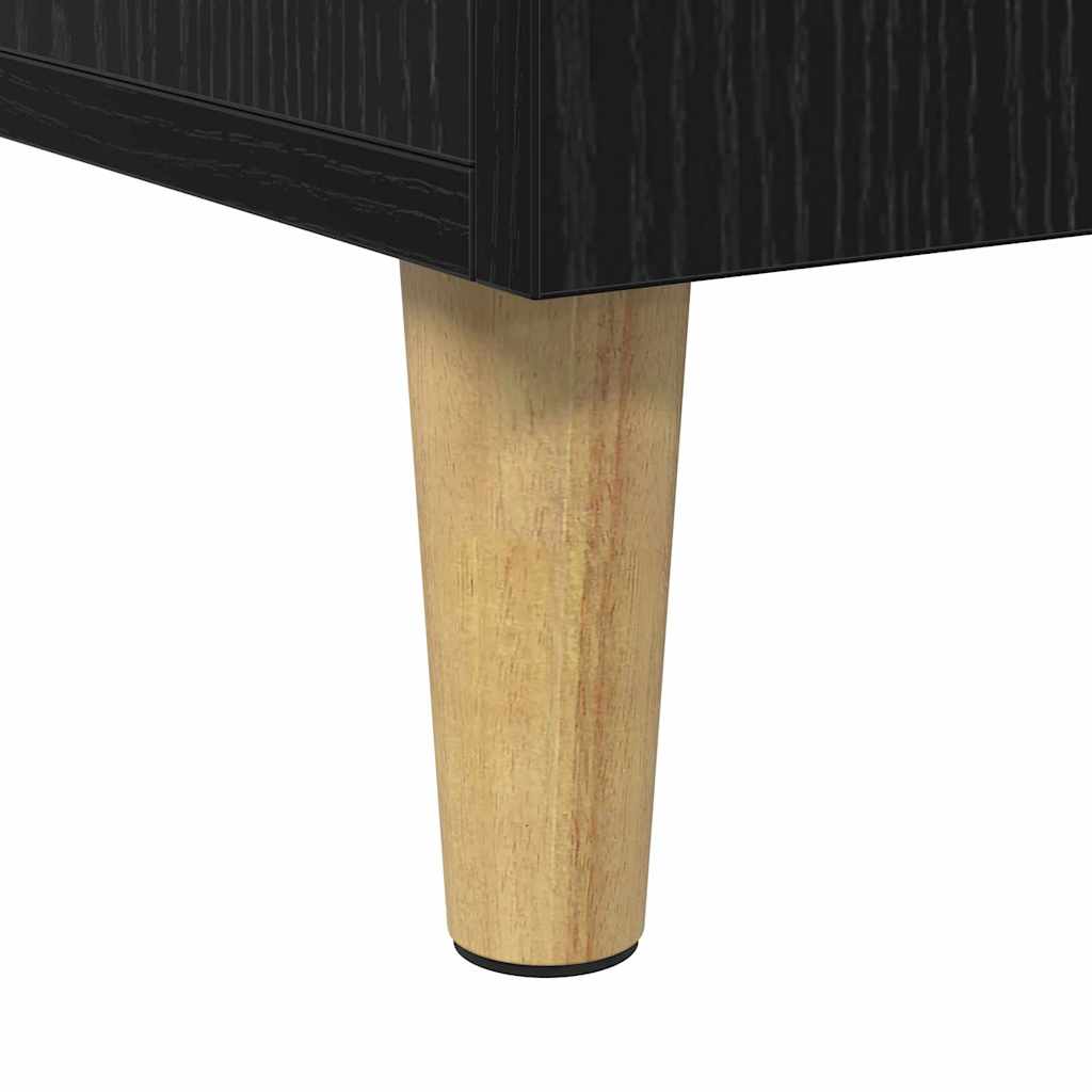 Bureau avec porte Chêne noir 140 x 50 x 75 cm Bois d'ingénierie - XIOS