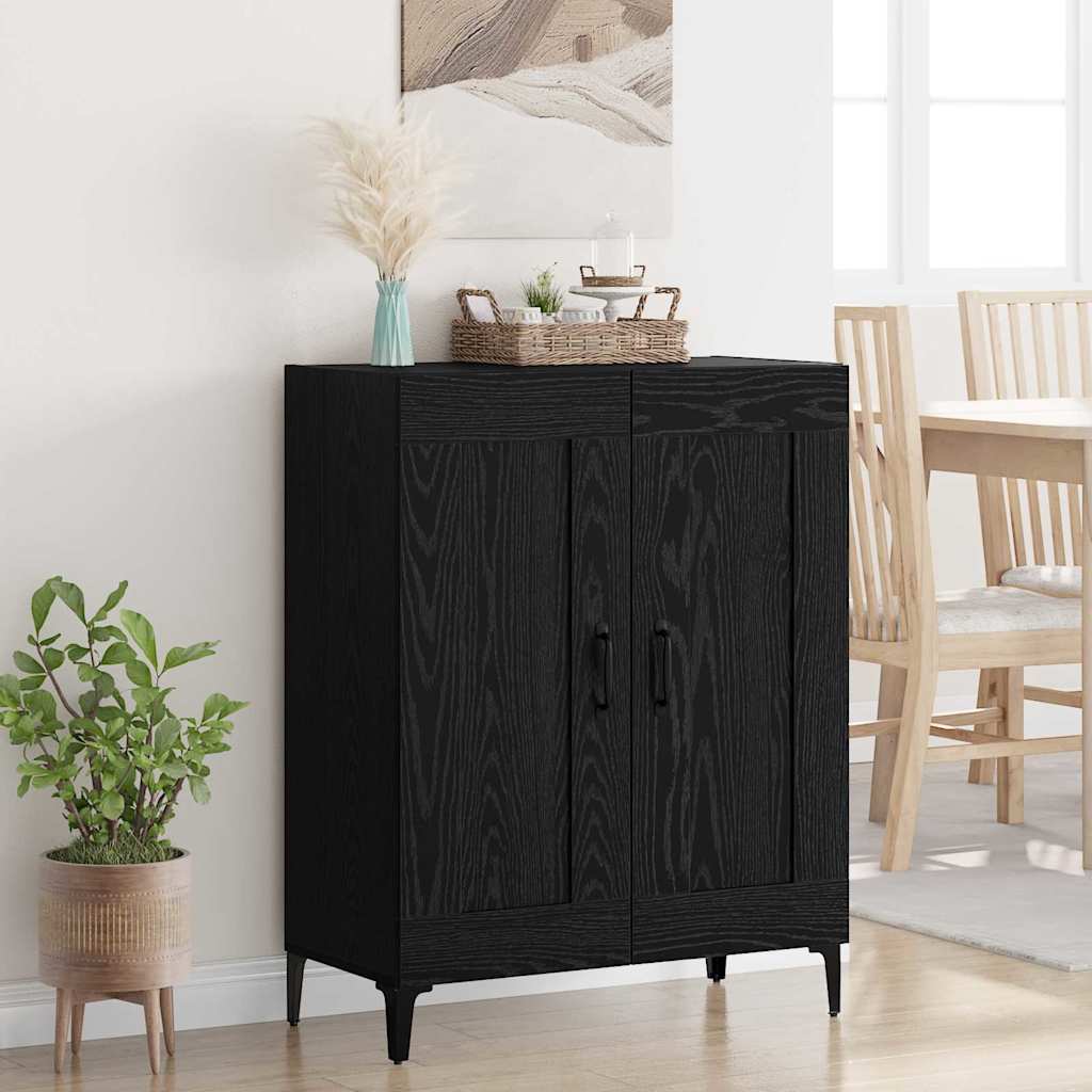 Buffet Chêne noir 69,5 x 34 x 90 cm Bois d'ingénierie - XIOS