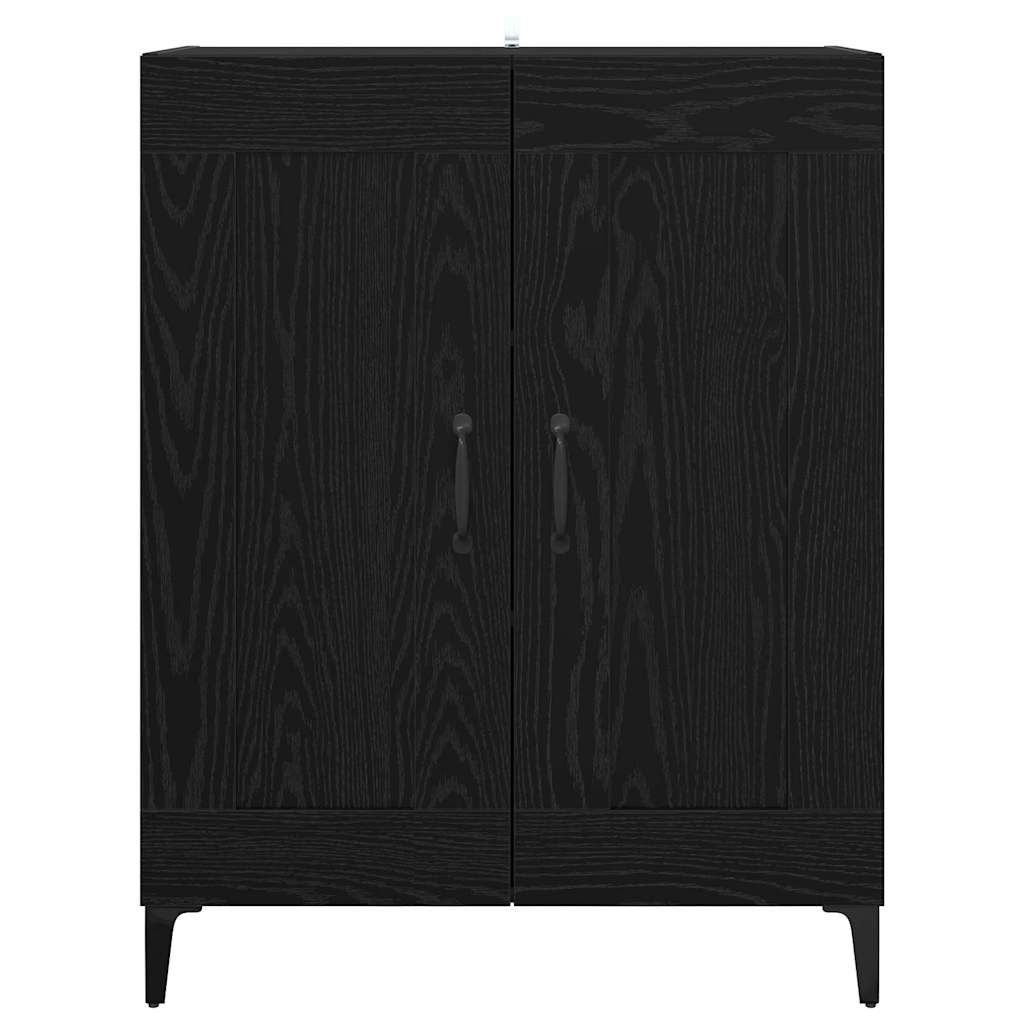 Buffet Chêne noir 69,5 x 34 x 90 cm Bois d'ingénierie - XIOS