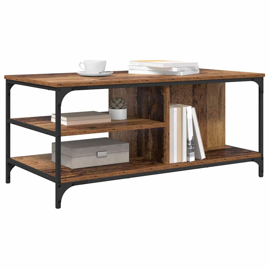 Table basse Bois Ancien 100 x 50 x 45 cm Bois d'ingénierie - XIOS