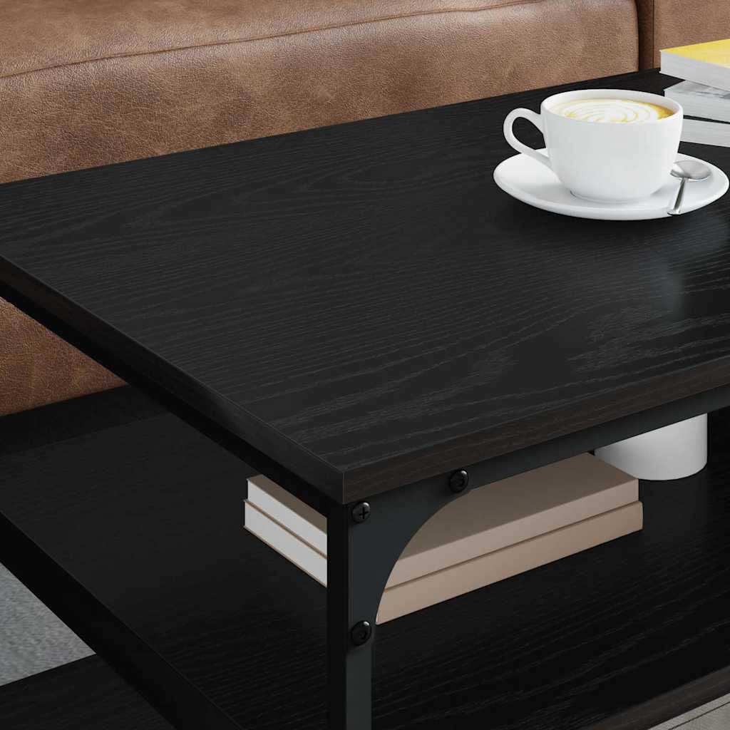 Table basse Chêne noir 100 x 50 x 45 cm Bois d'ingénierie - XIOS
