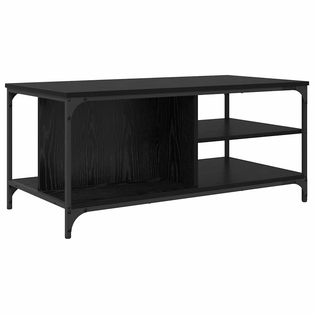 Table basse Chêne noir 100 x 50 x 45 cm Bois d'ingénierie - XIOS