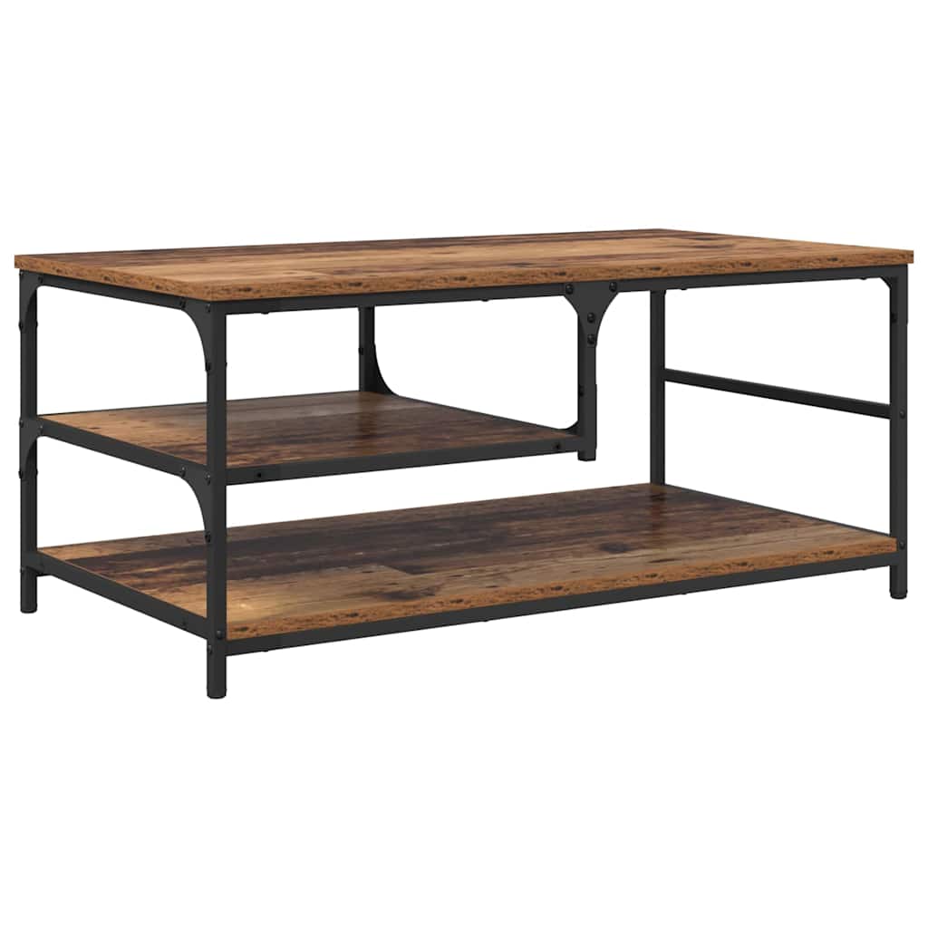 Table basse Bois Ancien 90 x 49 x 40 cm Bois d'ingénierie - XIOS