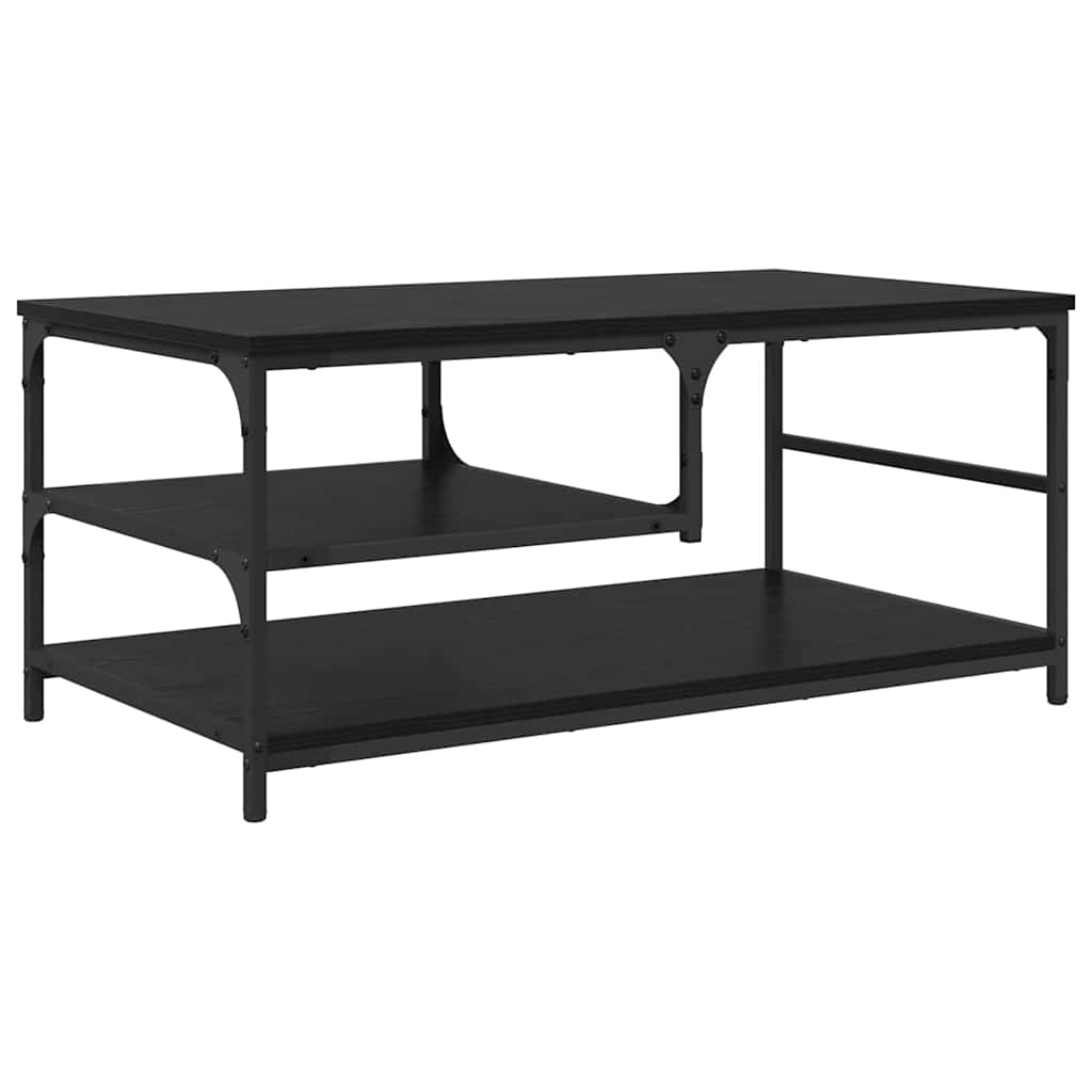 Table basse Chêne noir 90 x 49 x 40 cm Bois d'ingénierie - XIOS