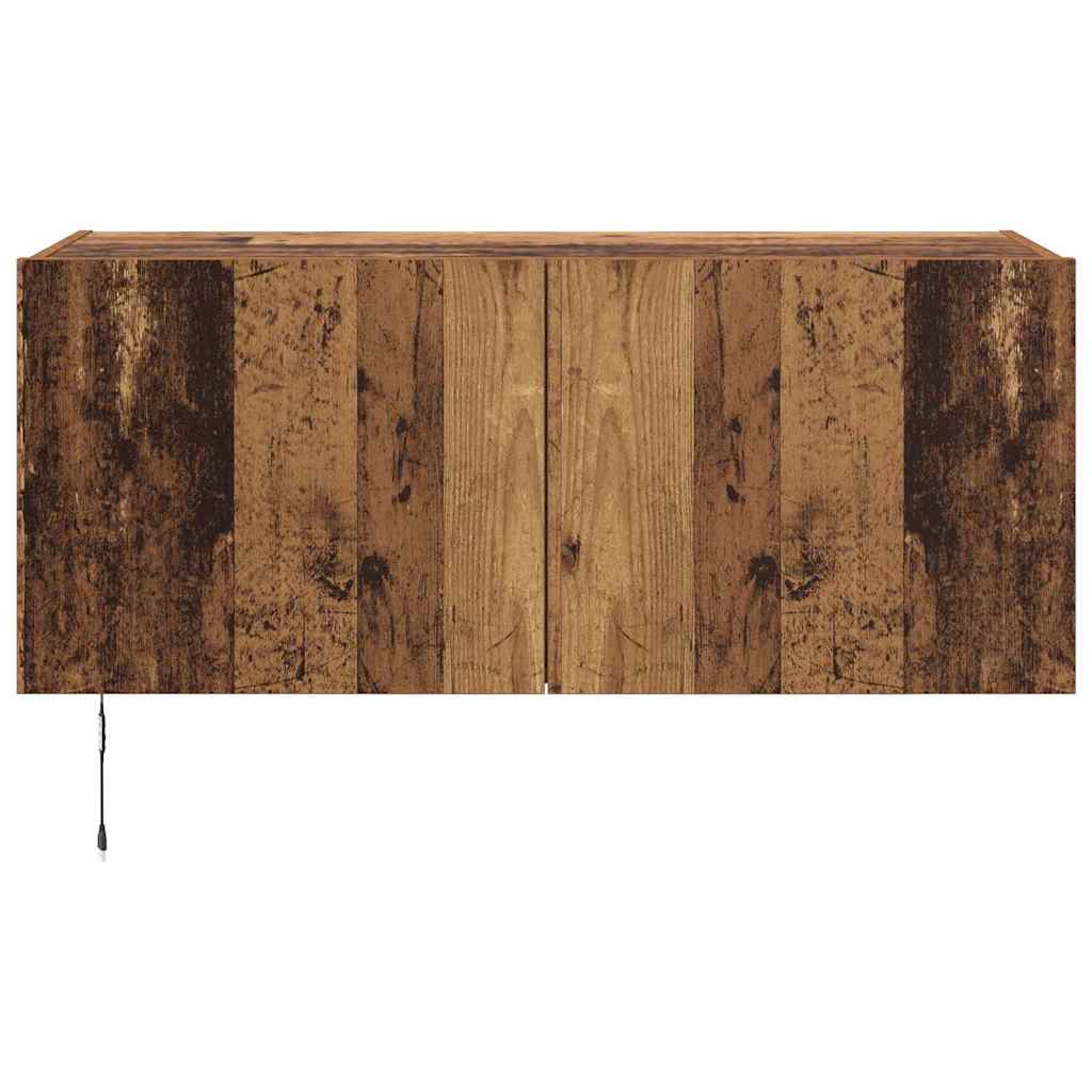 Meuble TV mural Bois Ancien 100 x 35 x 41 cm Bois d'ingénierie - XIOS
