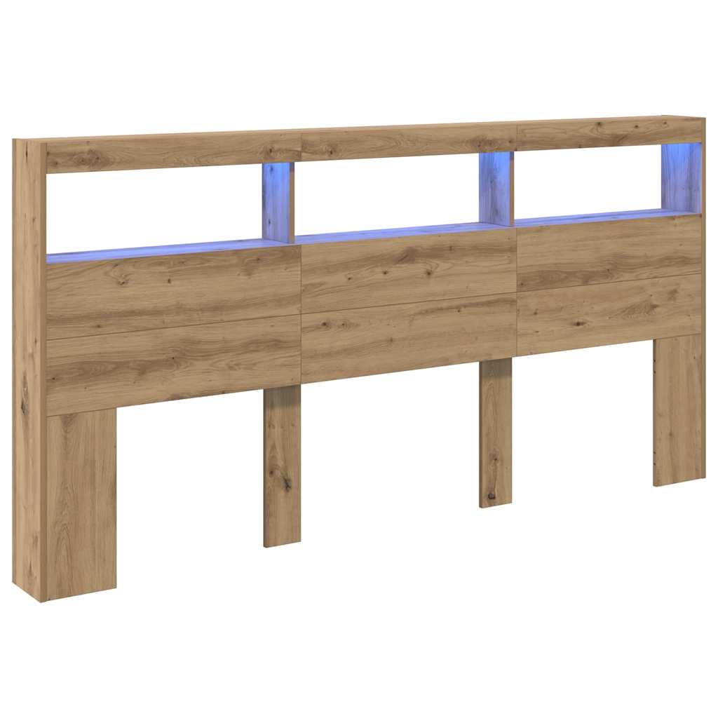 Tête de lit Chêne artisanal 200 x 17 x 102 cm Bois d'ingénierie - XIOS