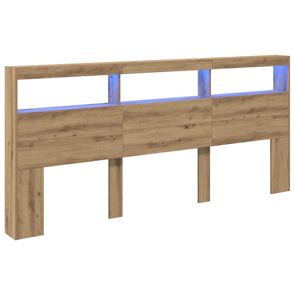 Tête de lit Chêne artisanal 220 x 17 x 102 cm Bois d'ingénierie - XIOS