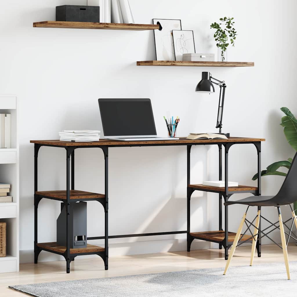 Bureau Bois Ancien 140 x 50 x 75 cm Bois d'ingénierie - XIOS