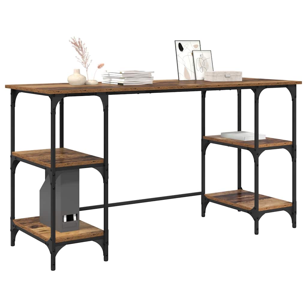 Bureau Bois Ancien 140 x 50 x 75 cm Bois d'ingénierie - XIOS