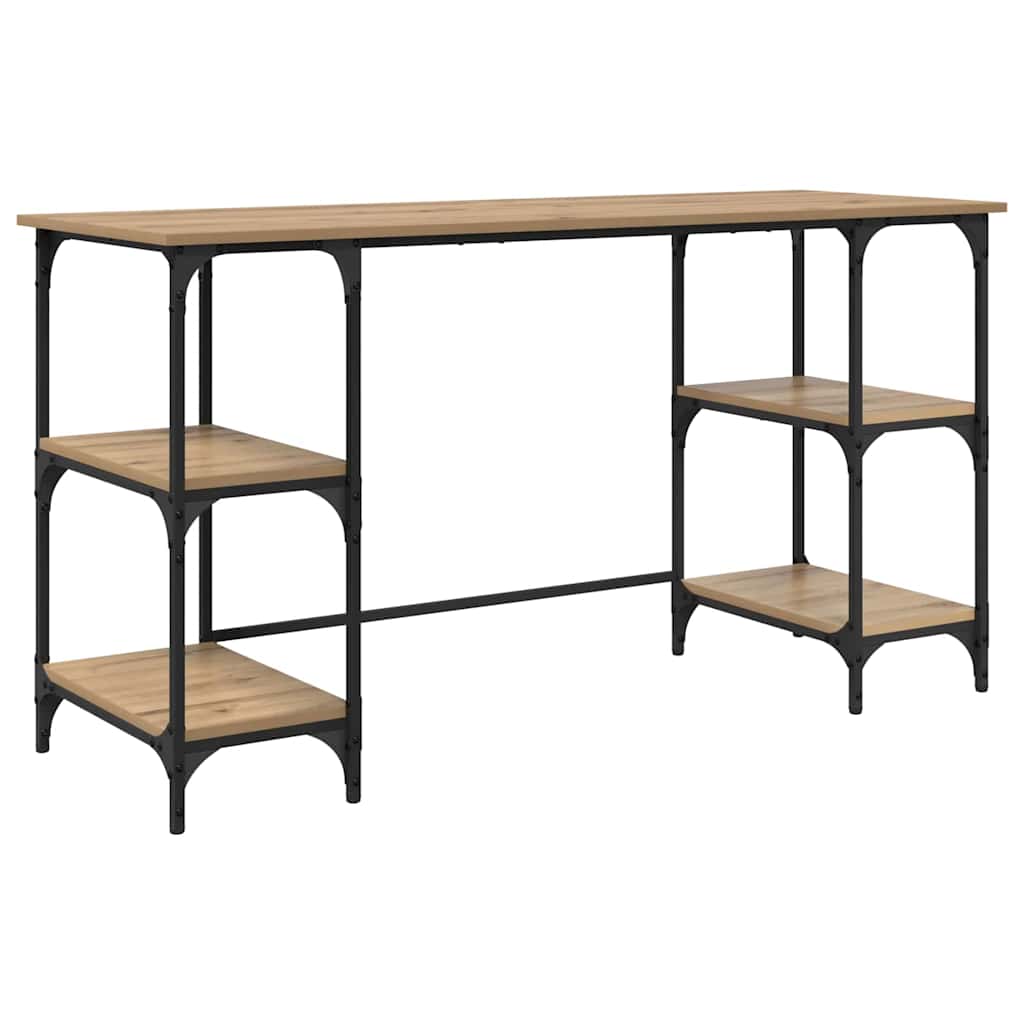 Bureau Chêne artisanal 140 x 50 x 75 cm Bois d'ingénierie - XIOS