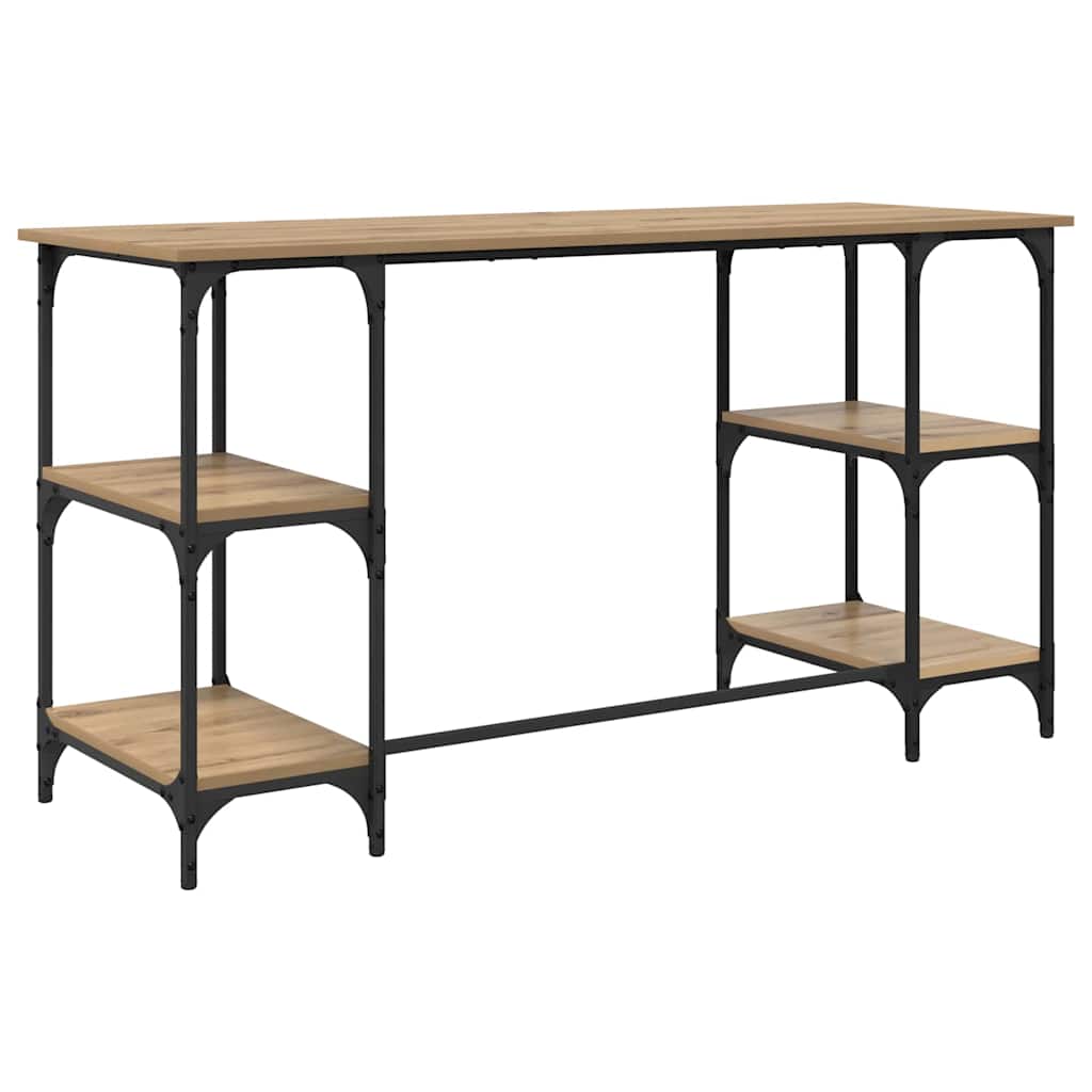 Bureau Chêne artisanal 140 x 50 x 75 cm Bois d'ingénierie - XIOS
