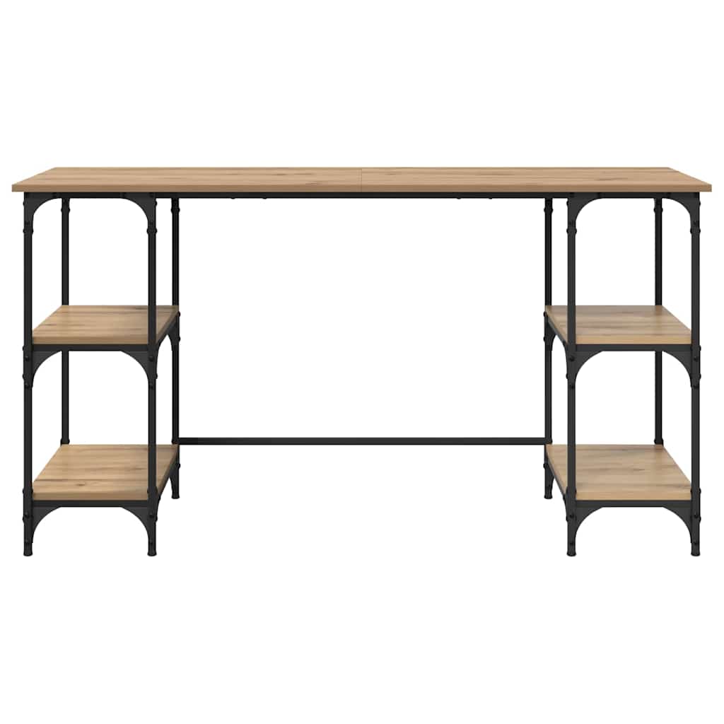 Bureau Chêne artisanal 140 x 50 x 75 cm Bois d'ingénierie - XIOS