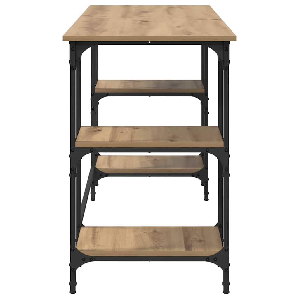 Bureau Chêne artisanal 140 x 50 x 75 cm Bois d'ingénierie - XIOS