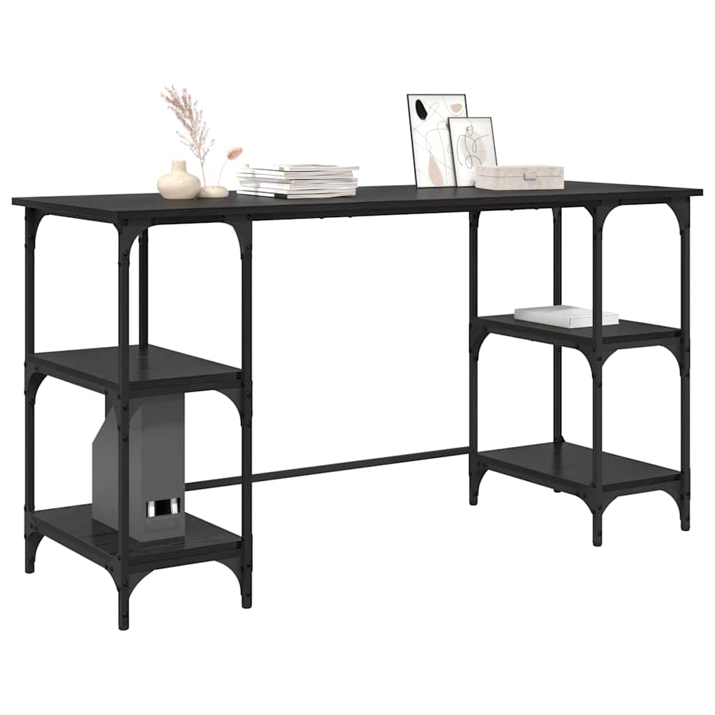 Bureau Chêne noir 140 x 50 x 75 cm Bois d'ingénierie - XIOS