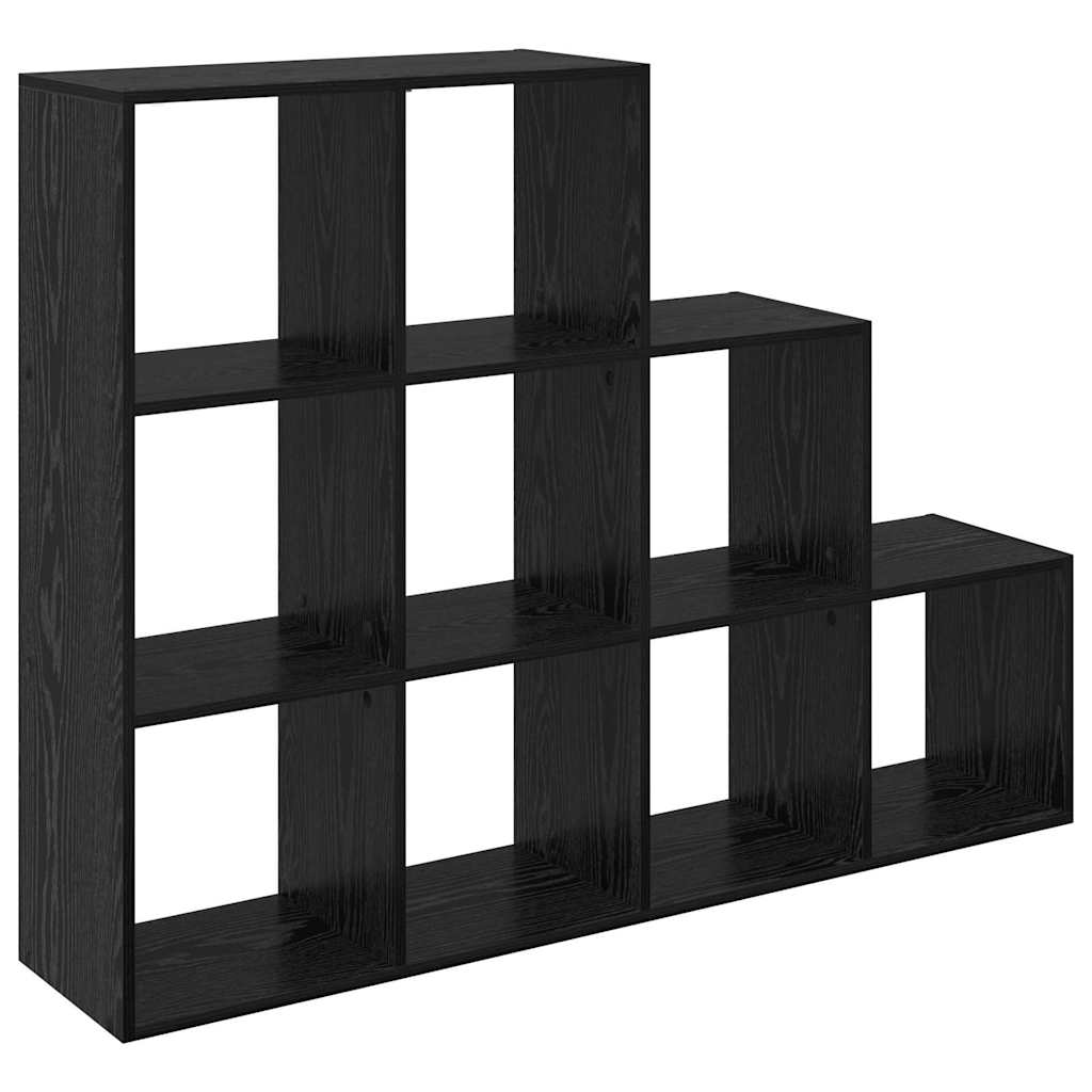 Cloison Bibliothèque Chêne noir 137,5 x 29 x 103,5 cm - XIOS