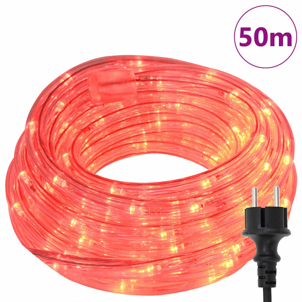 Lumière en corde avec 1200 LED Rouge 50 m PVC - XIOS