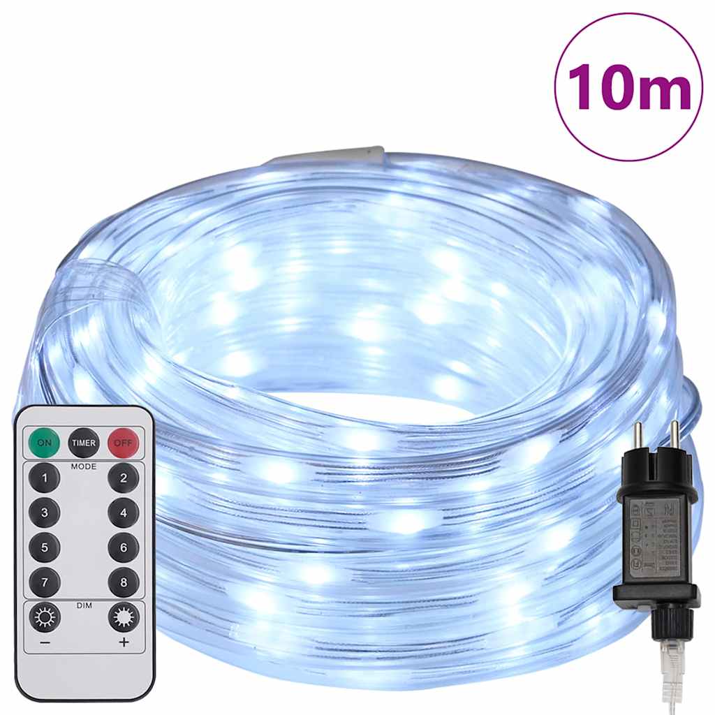 Lumière en corde avec 240 LED Blanc froid 10 m PVC - XIOS