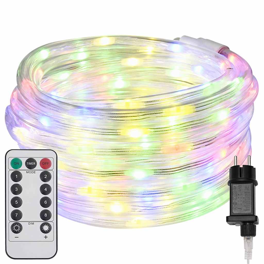 Lumière en corde avec 120 LED Multicolore 5 m PVC - XIOS