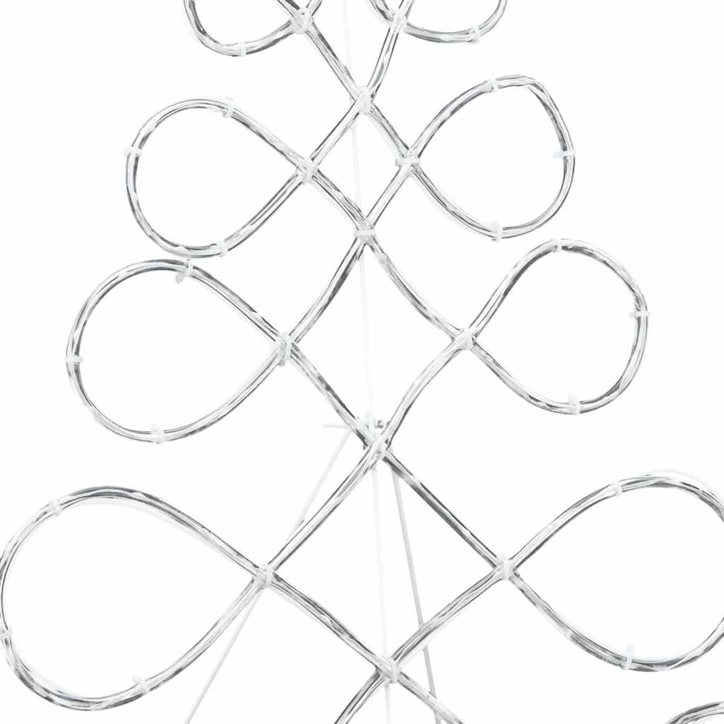 Lumière en forme d'arbre de Noël Multicolore 80 x 56 cm PVC - XIOS