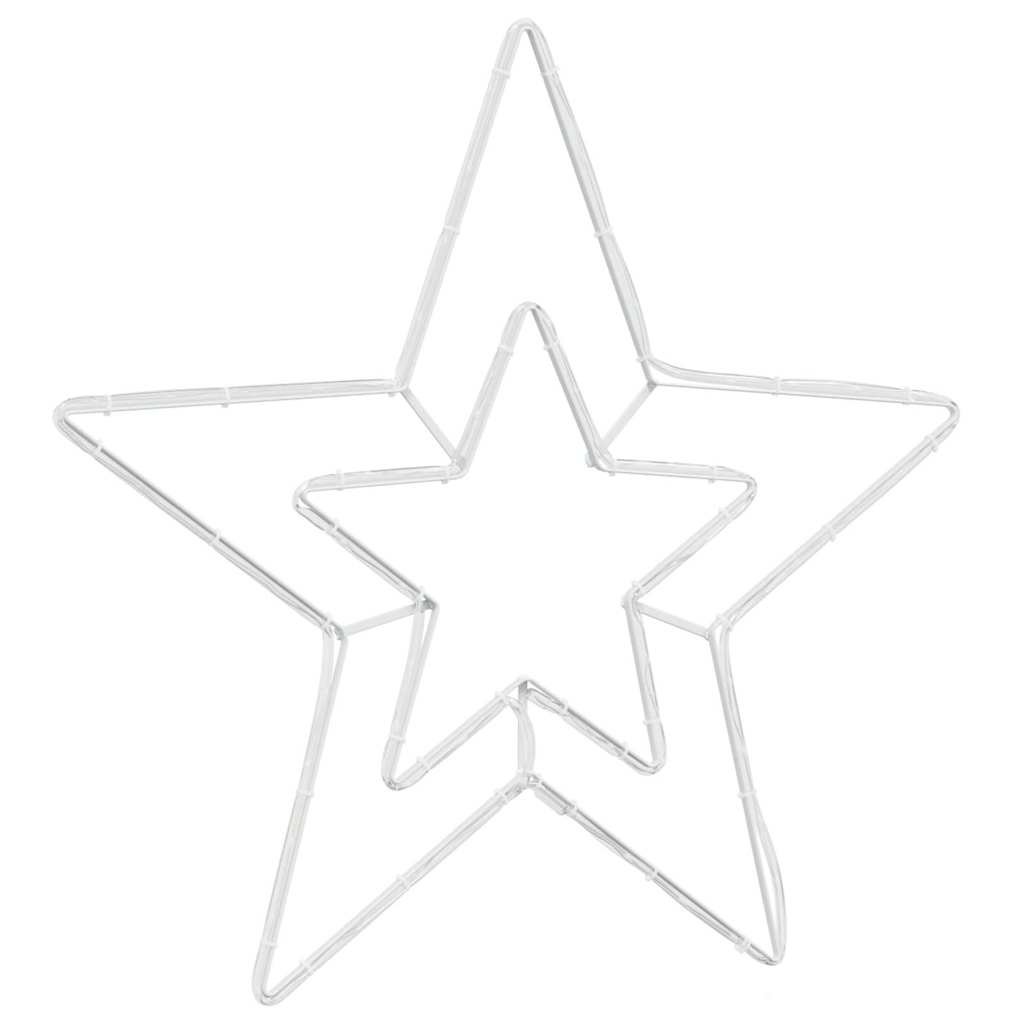 Étoile de Noël avec 72 LED Blanc Froid 51.5 x 50 x 0.65 cm Fer - XIOS