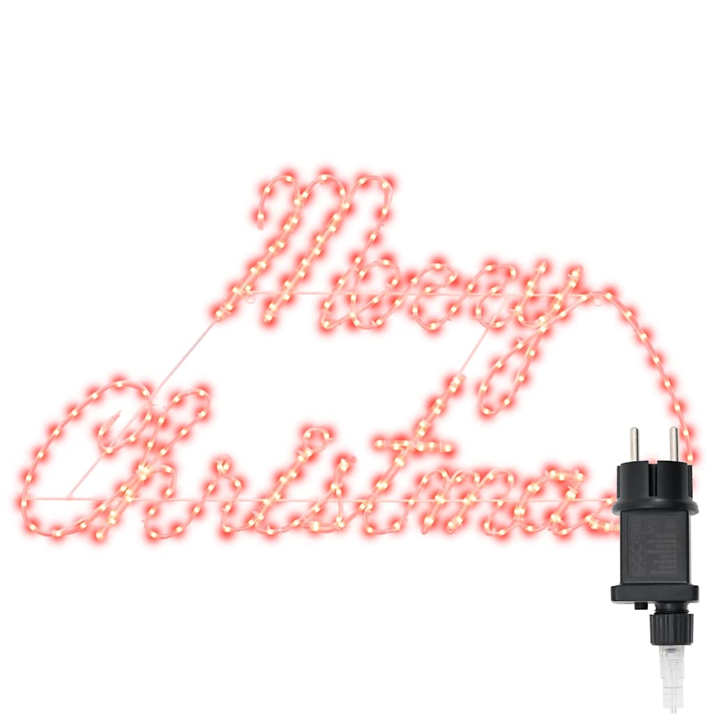 Panneau de Noël avec 216 LED Rouge 99 x 55 x 13 cm Fer - XIOS