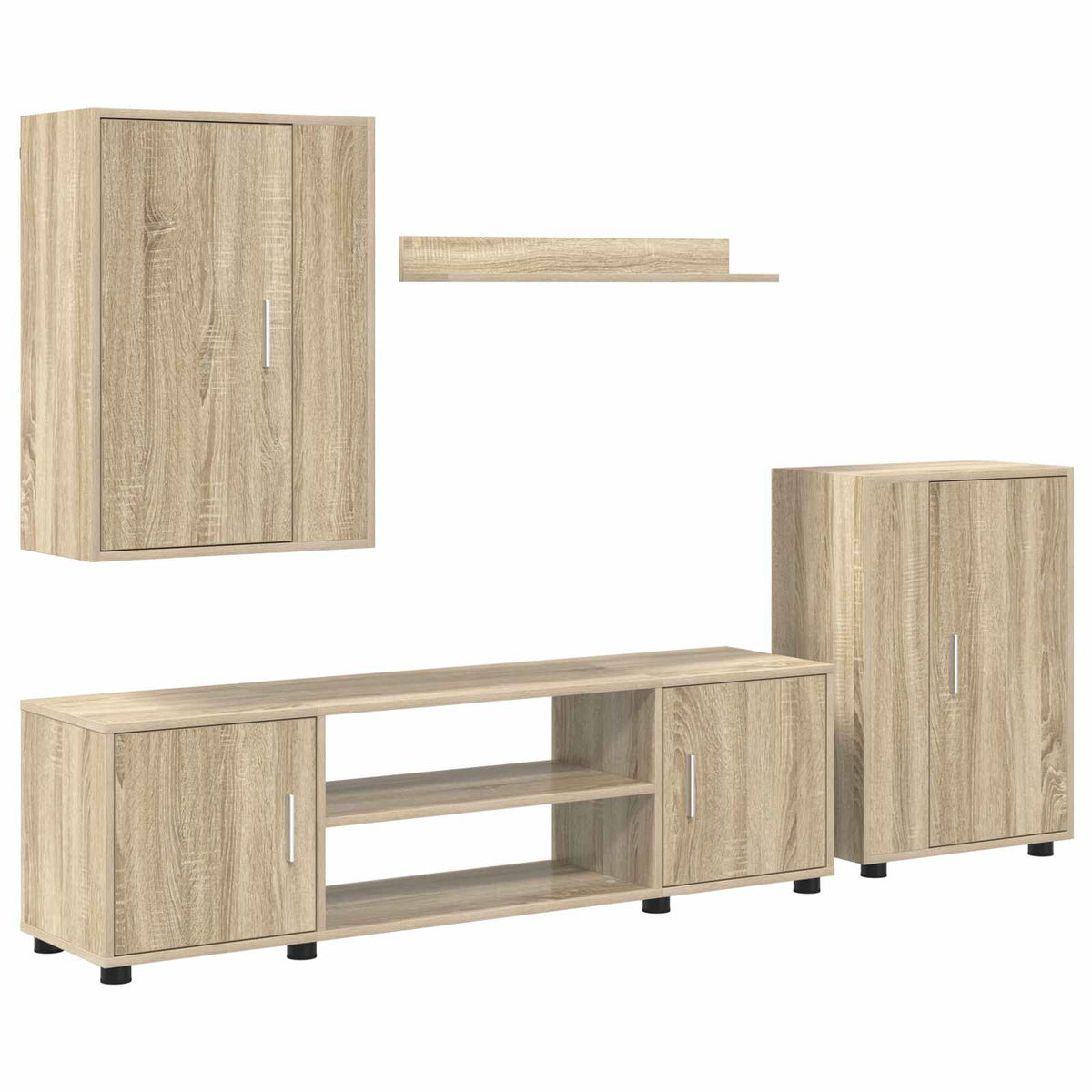 Ensemble meuble TV Chêne Sonoma Bois d'ingénierie - XIOS