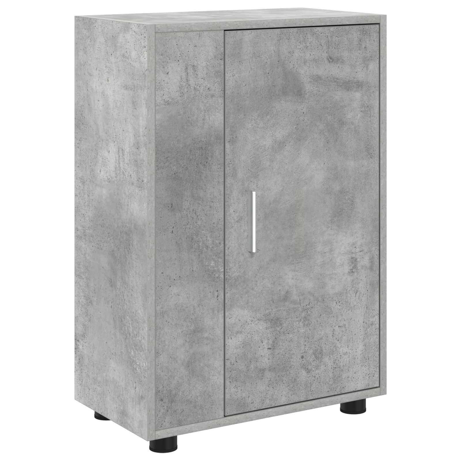 Ensemble meuble TV 4 pcs Gris béton Bois d'ingénierie - XIOS