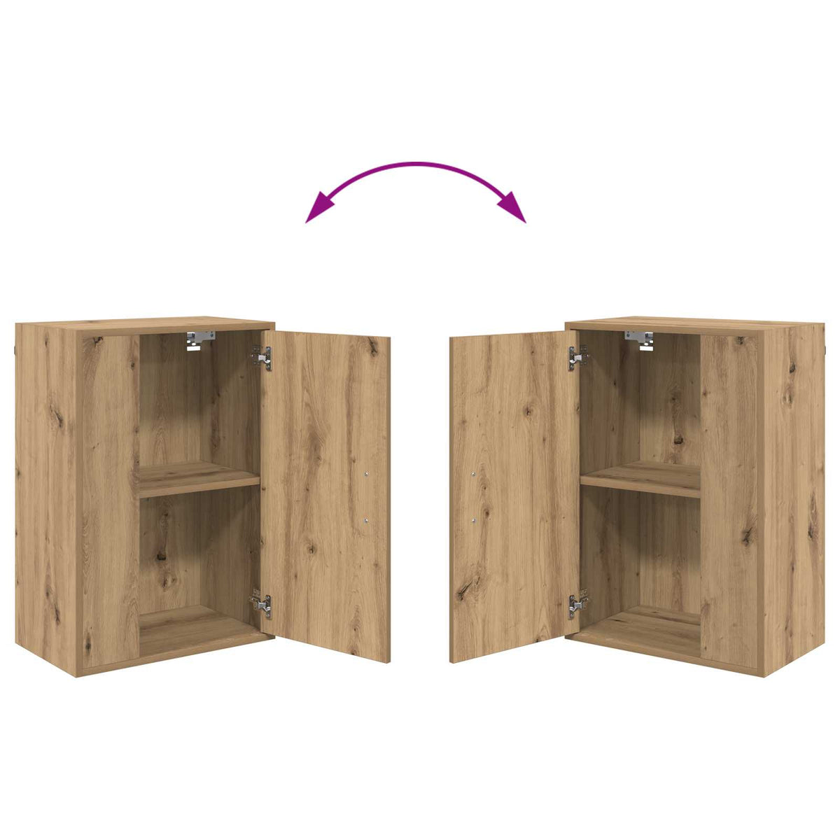 Ensemble meuble TV Chêne artisanal Bois d'ingénierie - XIOS