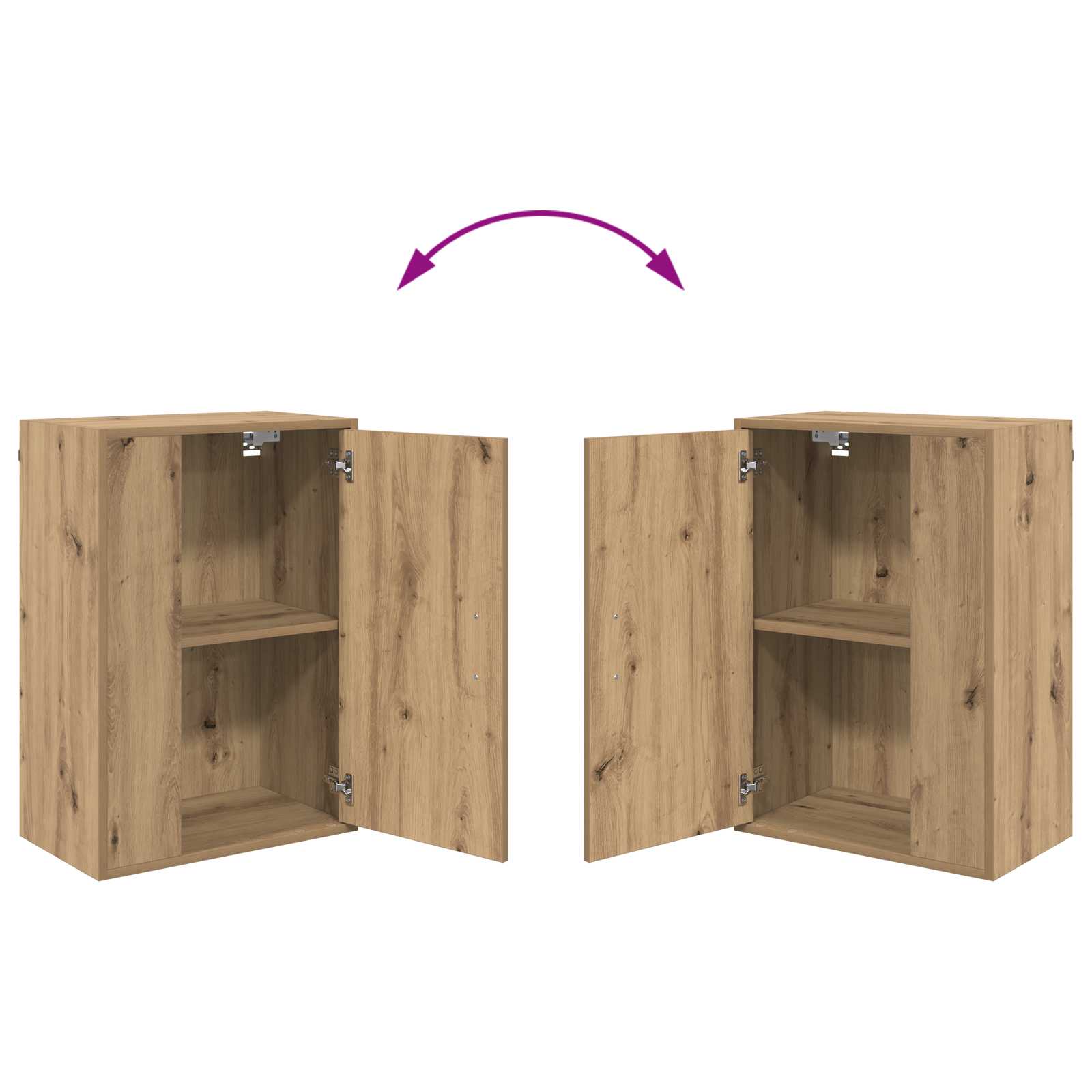 Ensemble meuble TV 4 pcs Chêne artisanal Bois d'ingénierie - XIOS