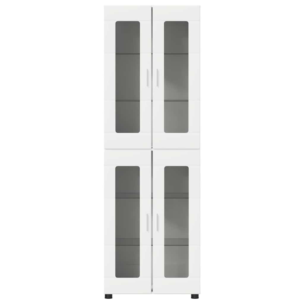 Haut Armoire FLORIN 60 x 35 x 182 cm Blanc Bois d'ingénierie