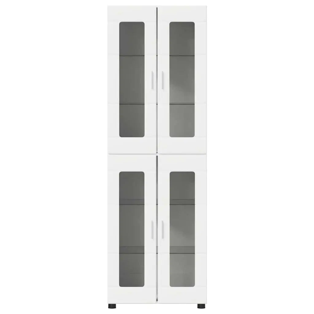 Haut Armoire FLORIN 60 x 35 x 182 cm Blanc Bois d’ingénierie - XIOS
