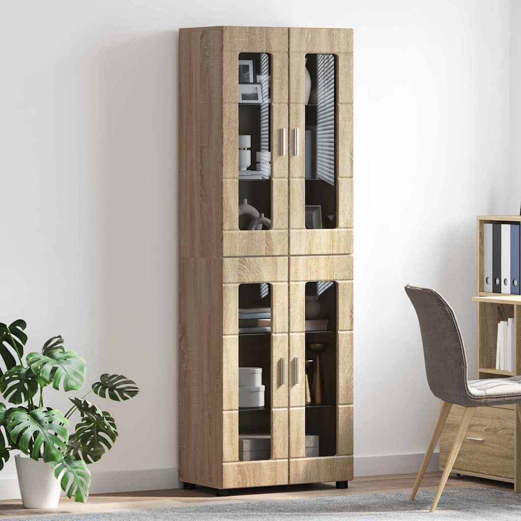 Haut Armoire FLORIN 60 x 35 x 182 cm Chêne Sonoma